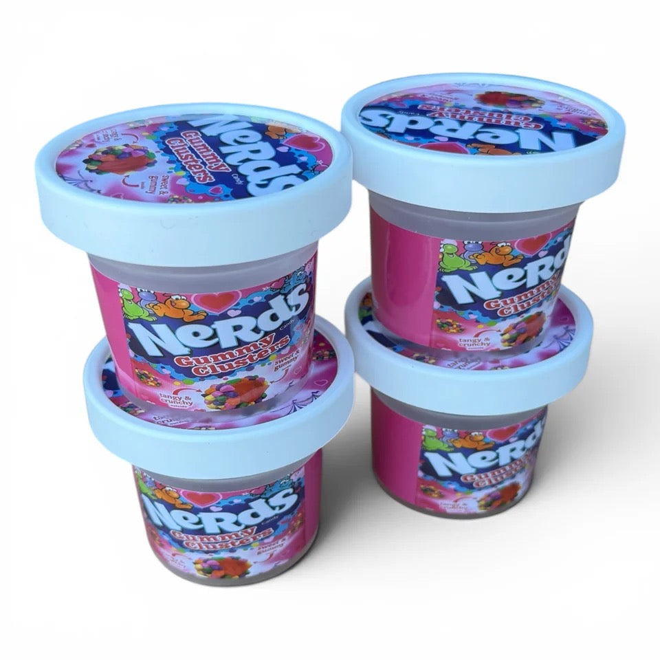 Nds Gummy Clusters Ice Cream Jars Plastic Container 
