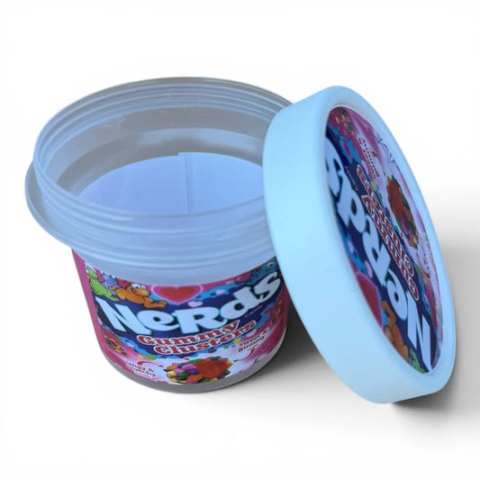 Nds Gummy Clusters Ice Cream Jars Plastic Container 3.5 G