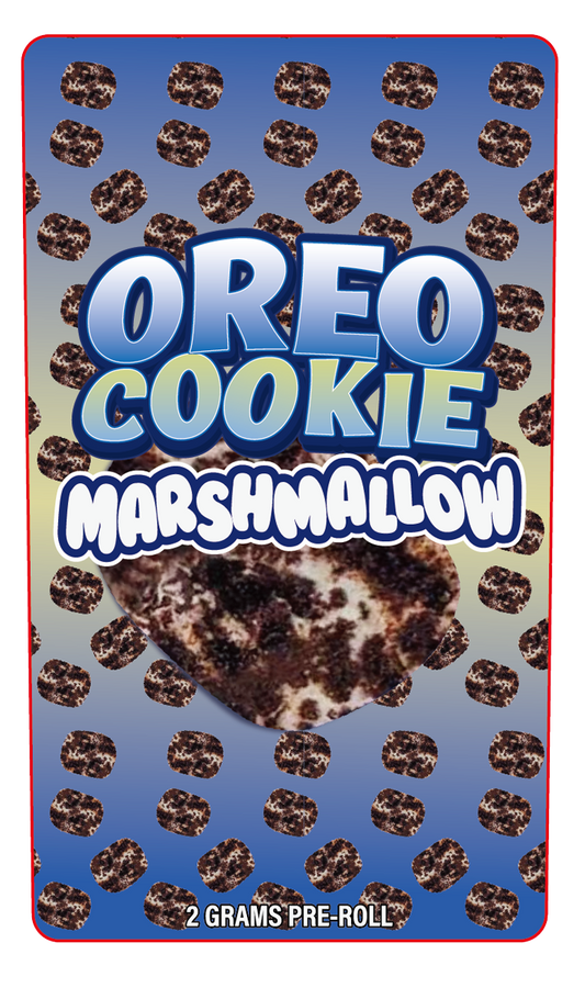 Oreoo Cookie 2 Gram Pre-Roll Holographic Labeling/Stickers Only