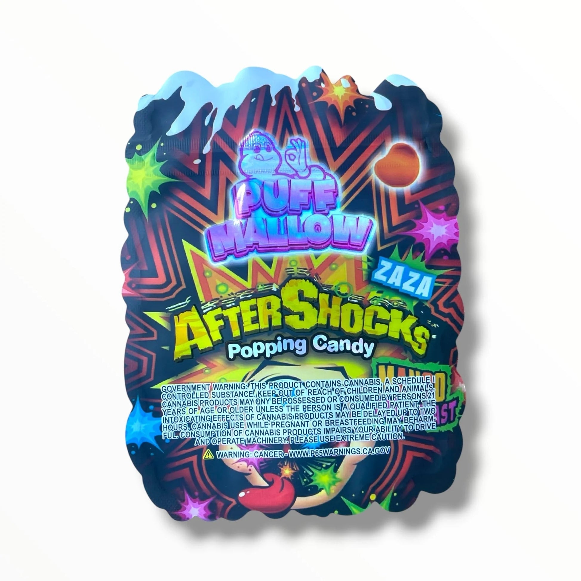 PUFF MALLOW AFTER SHOCKS POPPING CANDY MANGO WHIPPED BLAST 3.5G BAGS