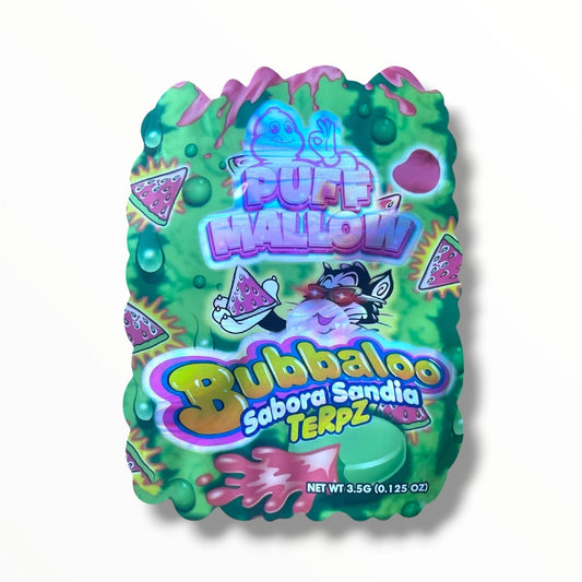 PUFF MALLOW BUBBALOO SABORA SANDIA TERPZ 3.5G SHAPE BAGS