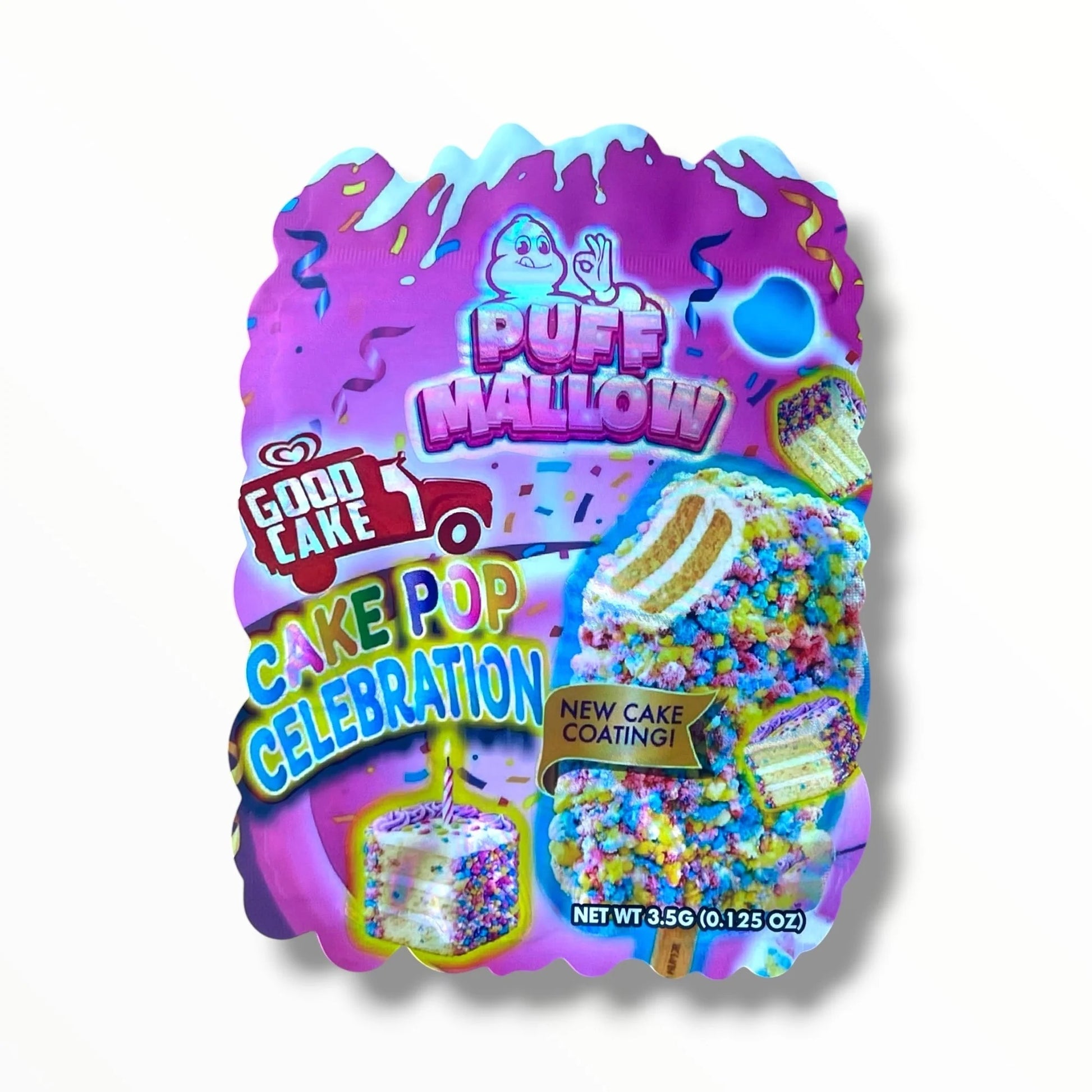 PUFF MALLOW CAKE POP CELEBRATION 3.5G SHAPE BAGS