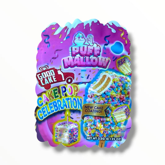 PUFF MALLOW CAKE POP CELEBRATION 3.5G SHAPE BAGS