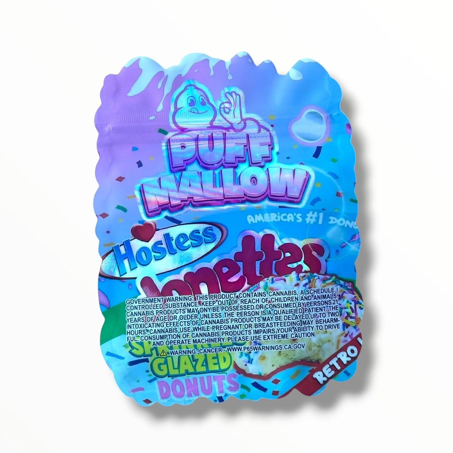 PUFF MALLOW DONETTES SPRINKLEZ GLAZED DONUTS 3.5G  BAGS