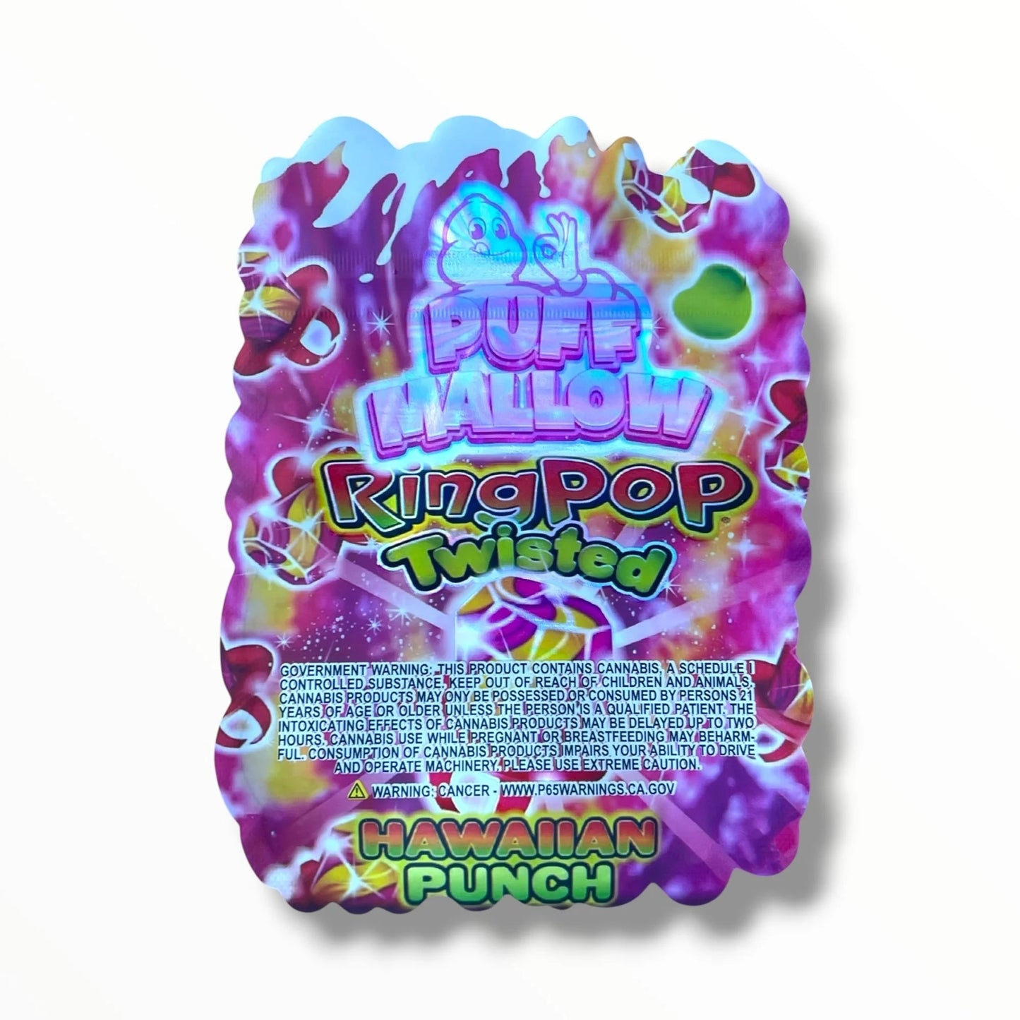 PUFF MALLOW RING POP TWISTED HAWAIIAN PUNCH 3.5G   BAGS