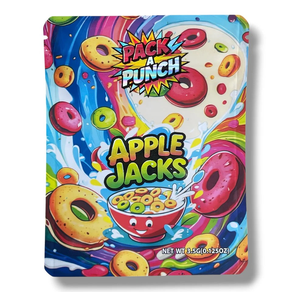 Pack A Punch Apple Jacks Mylar Bag 3.5 Grams