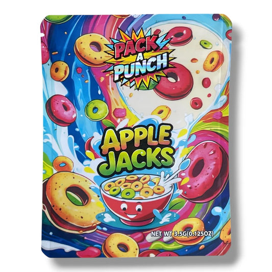 Pack A Punch Apple Jacks Mylar Bag 3.5 Grams