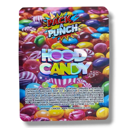 Pack A Punch Hood Candy Mylar Bag 3.5 G