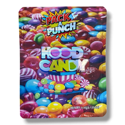 Pack A Punch Hood Candy Mylar Bag 3.5 Grams