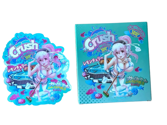 Pink Coral Crush Kandy Depo Mylar Bags with Boxes 3.5g Box Packaging