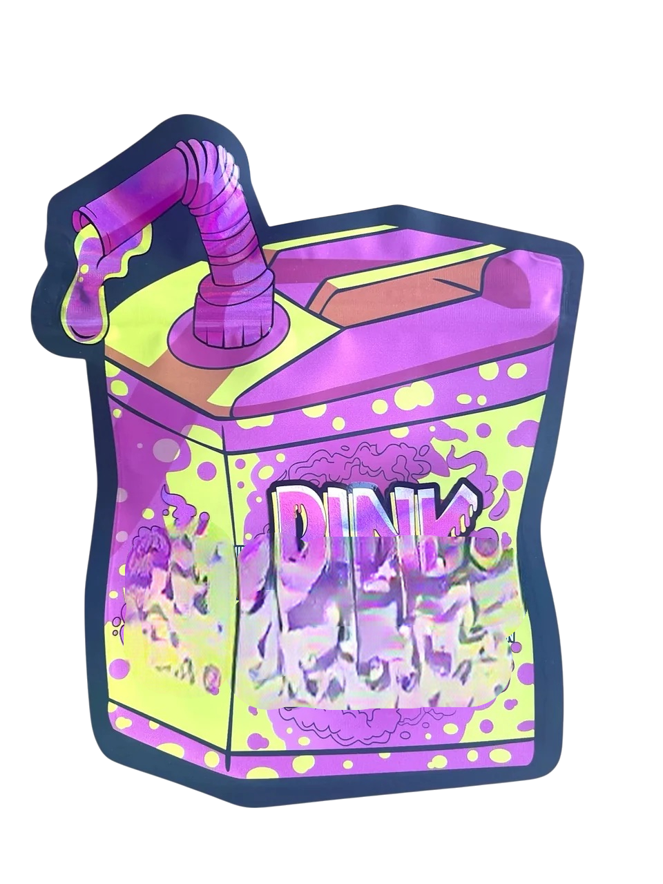 Pink Gasoline Mylar Bag 3.5 Grams