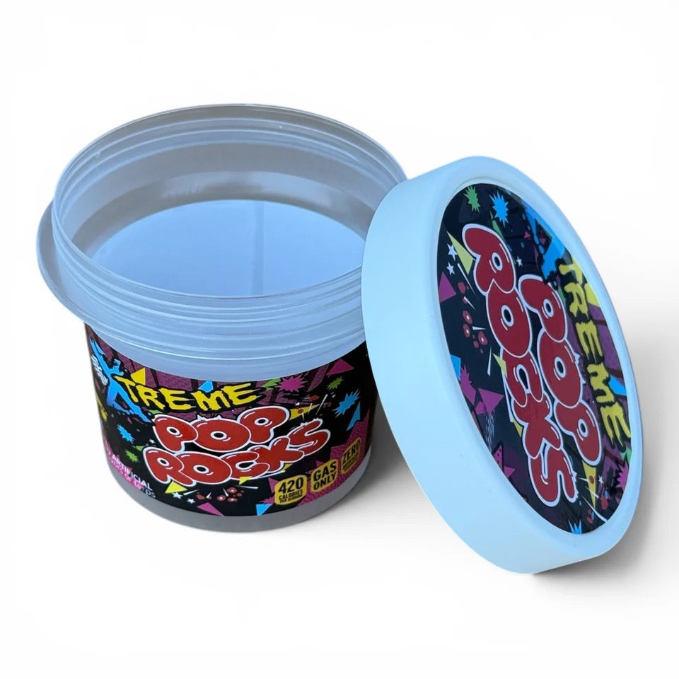Pop Rocks Extreme Ice Cream Jars Plastic Container 