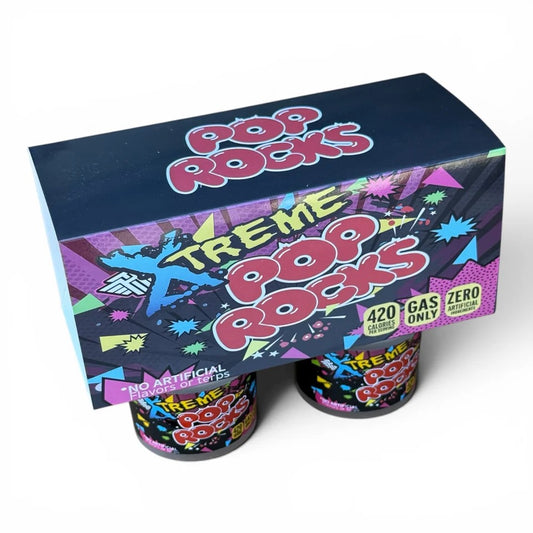 Pop Rocks Extreme Ice Cream Jars Plastic Container 3.5 Grams