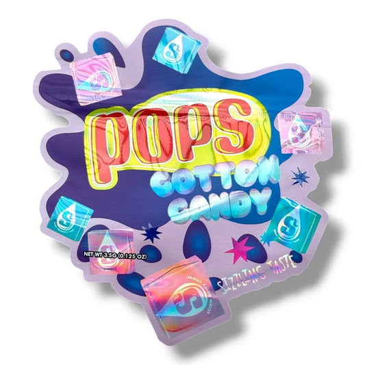 Pops Cotton Candy Mylar Bag 3.5 Grams