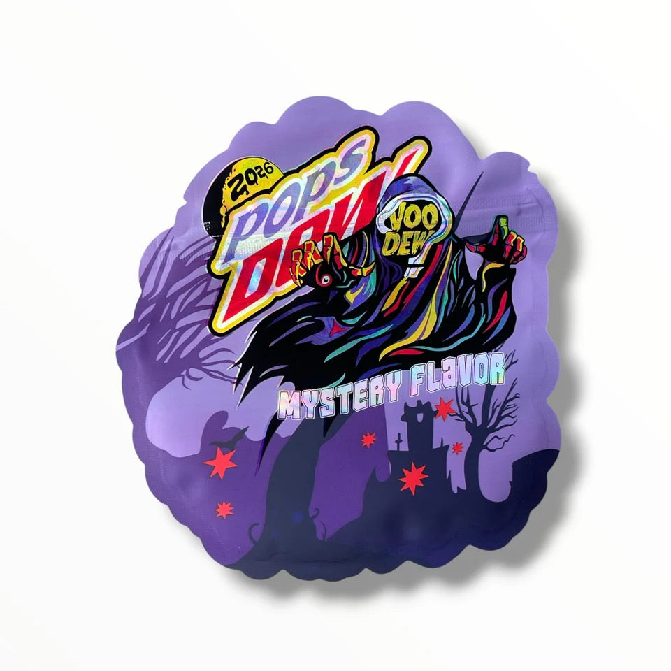 Pops Dew Mystery Flavor Mylar Bag 3.5 Grams