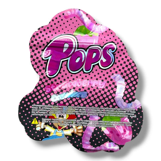Pops Strawberry Crawlers Mylar Bag 3.5 G