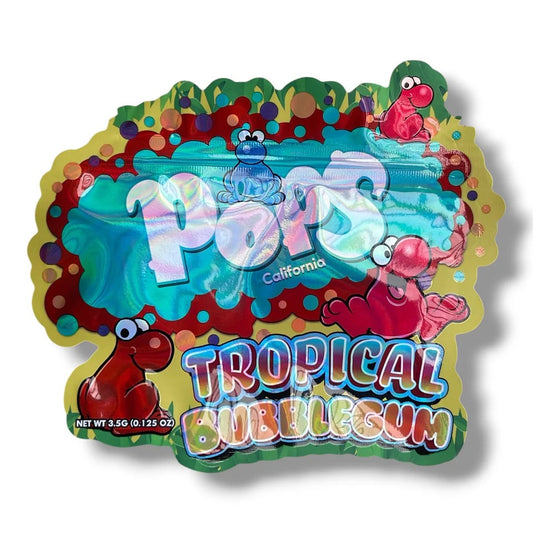 Pops Tropical Bubblegum Mylar Bag 3.5 Grams