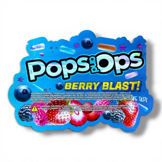 Pops and Ops Berry Blast Mylar Bag 3.5 G