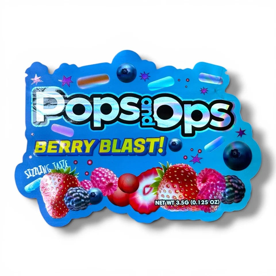 Pops and Ops Berry Blast Mylar Bag 3.5 Grams