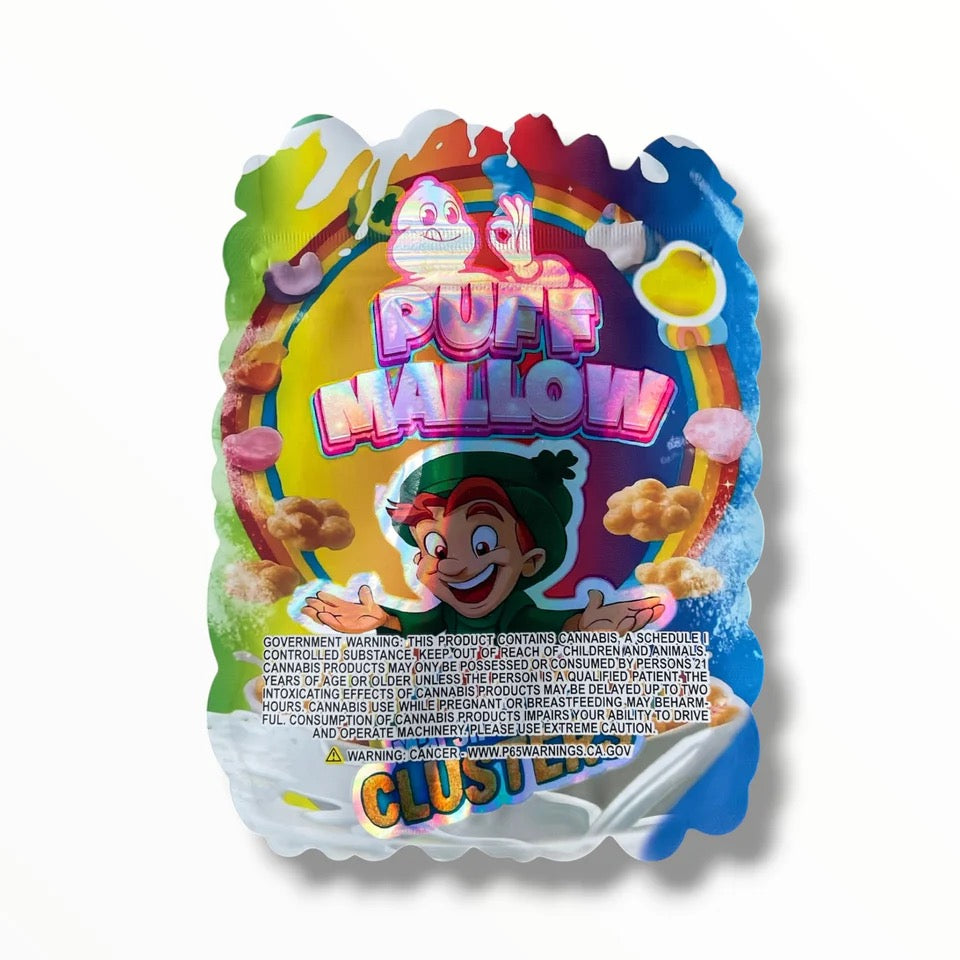 Puff Mallow Marshmallow Clusters Mylar Bag 3.5 G