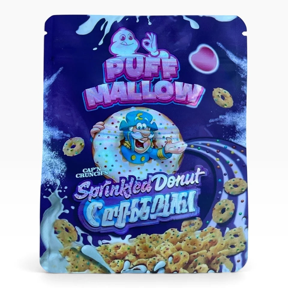 Puff Mallow Sprinkled Donut Mylar Bag 3.5 Grams