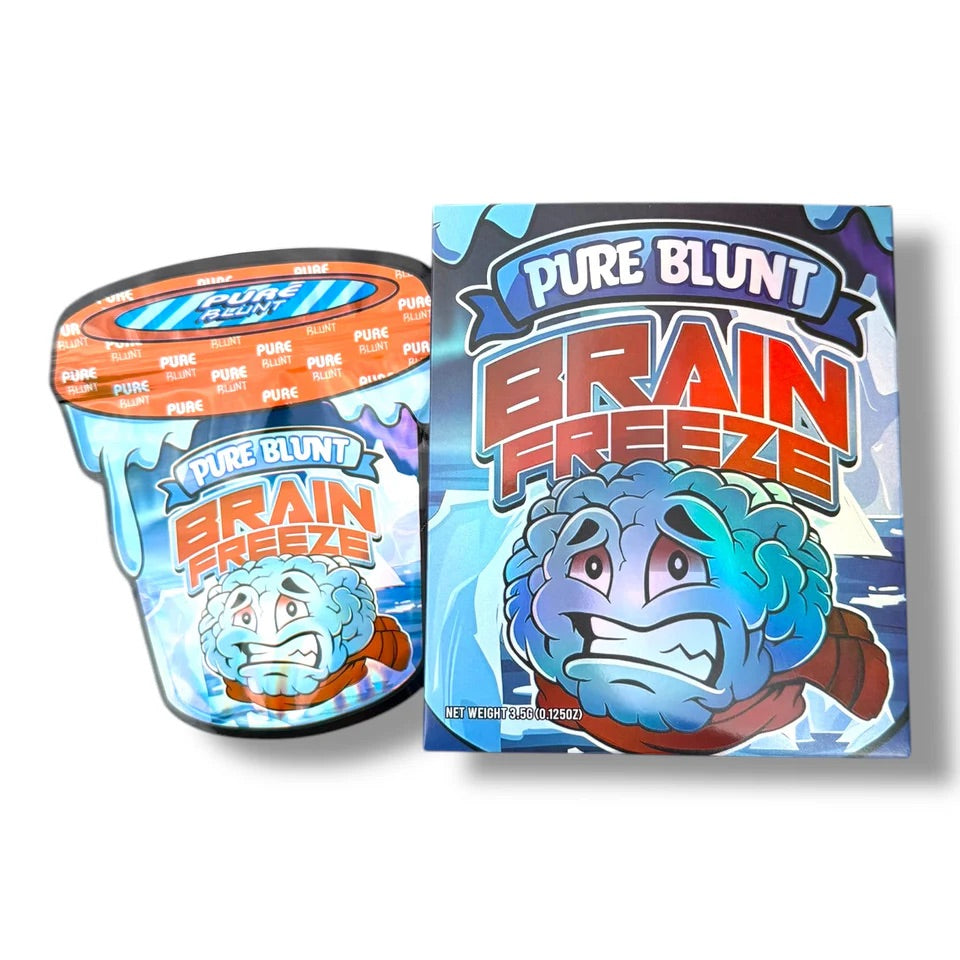 Pure Blunt Brain Freeze Mylar Bag with Box 3.5 Grams