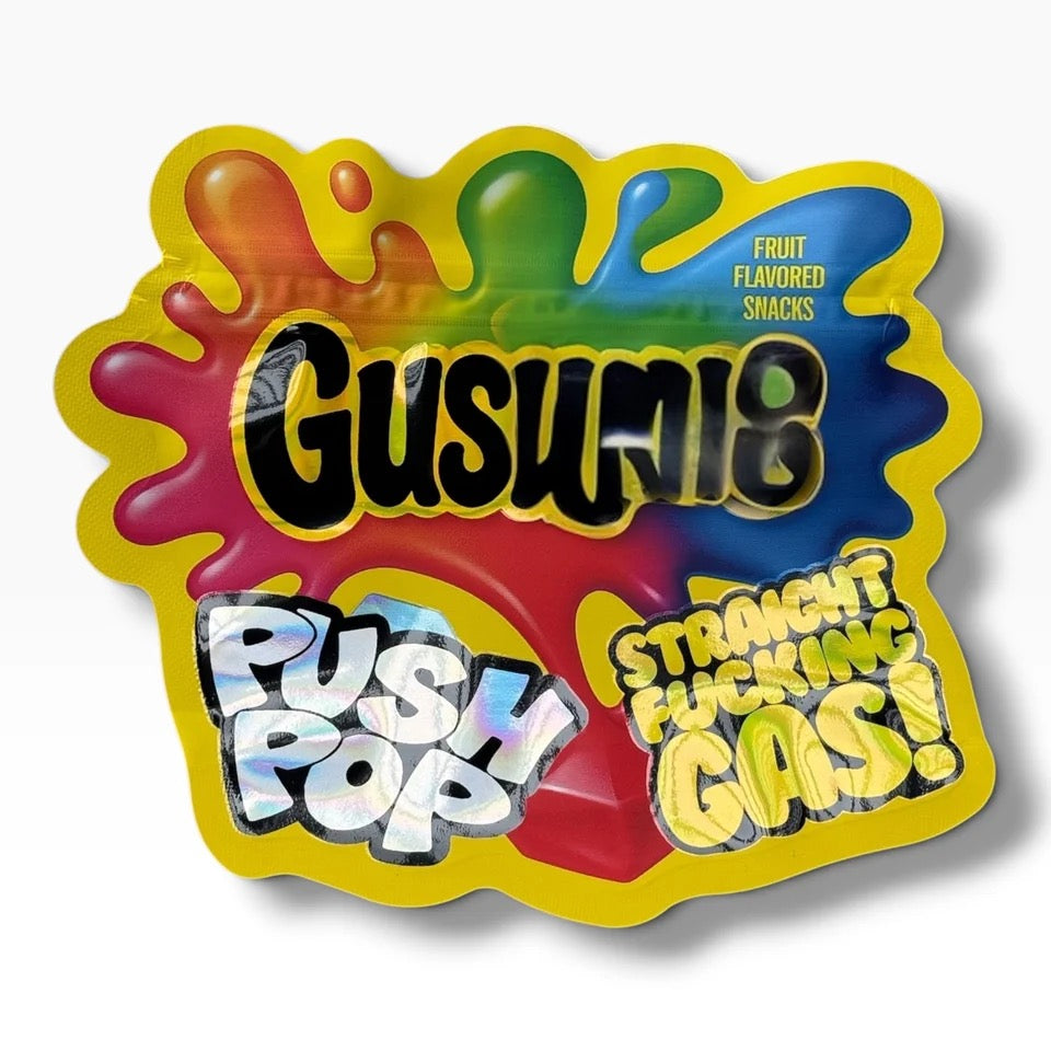Push Pop Gus Mylar Bag 3.5 Grams