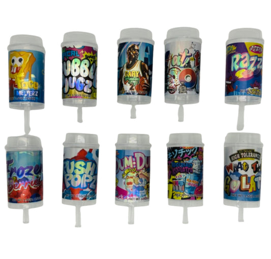 Push Pop Plastic jars 3.5g