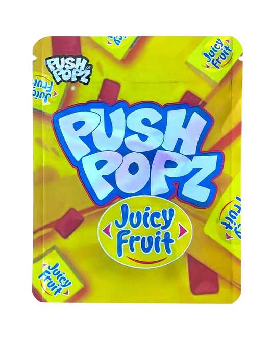 Push Popz Juicy Fruit Mylar Bag 3.5 Grams