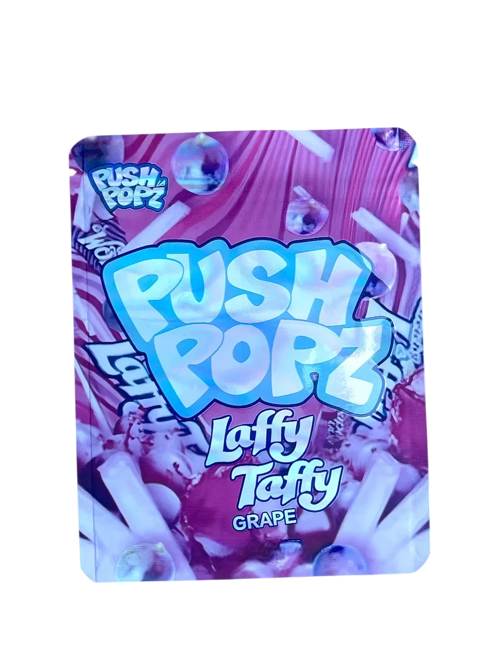 Push Popz Laffy Taffy Grape Mylar Bag 3.5 Grams