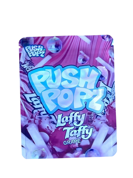 Push Popz Laffy Taffy Grape Mylar Bag 3.5 Grams