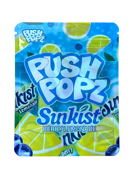 Push Popz Sunkist Berry Lemonade Mylar Bag 3.5 Grams