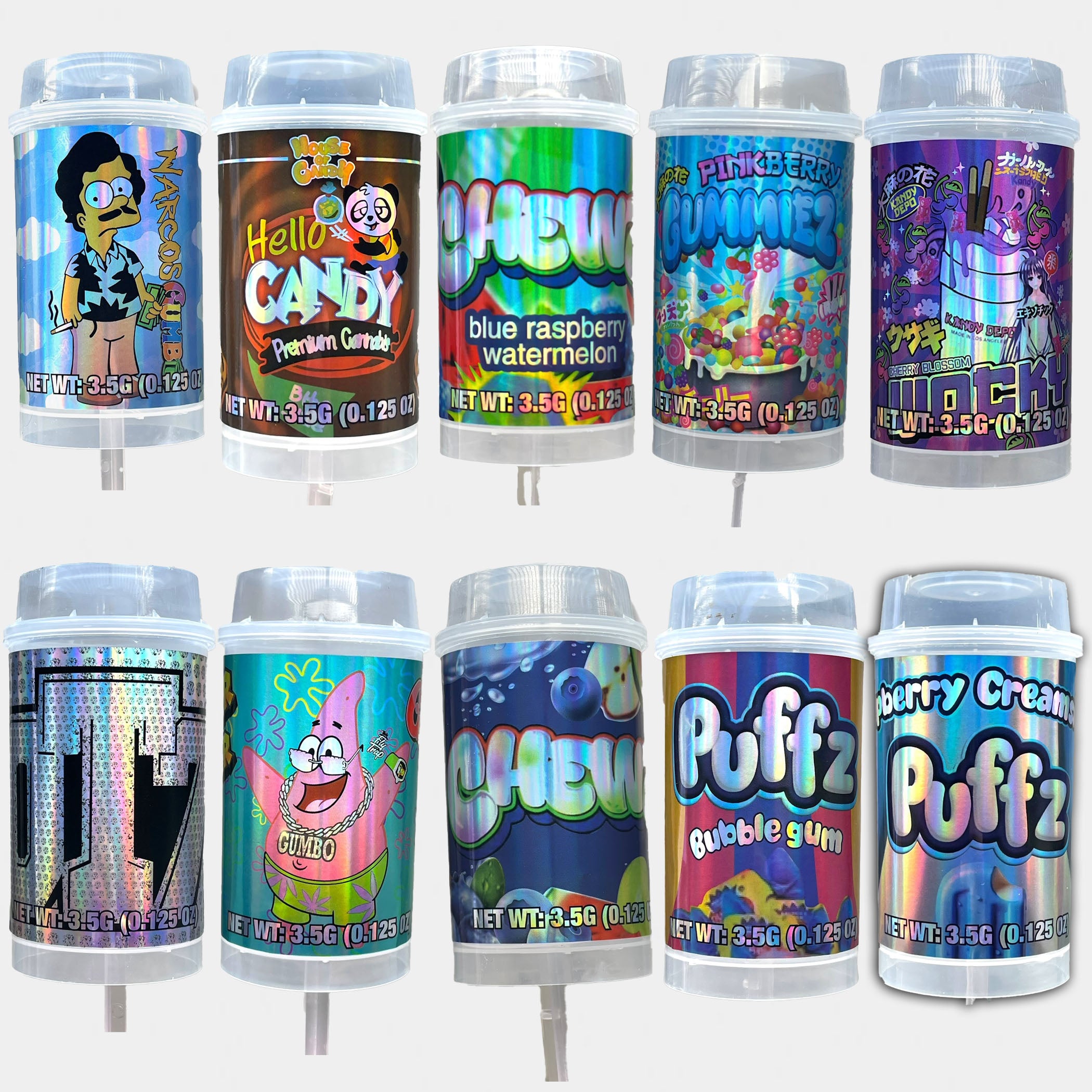 Push Pop Plastic jars 3.5g – Supply Citi