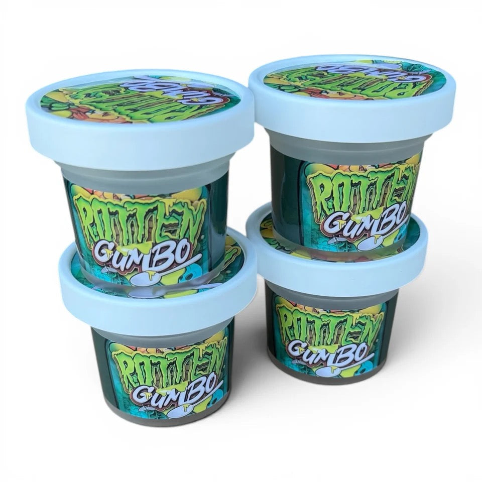 Rotten Gumbo Ice Cream Jars Plastic Container 