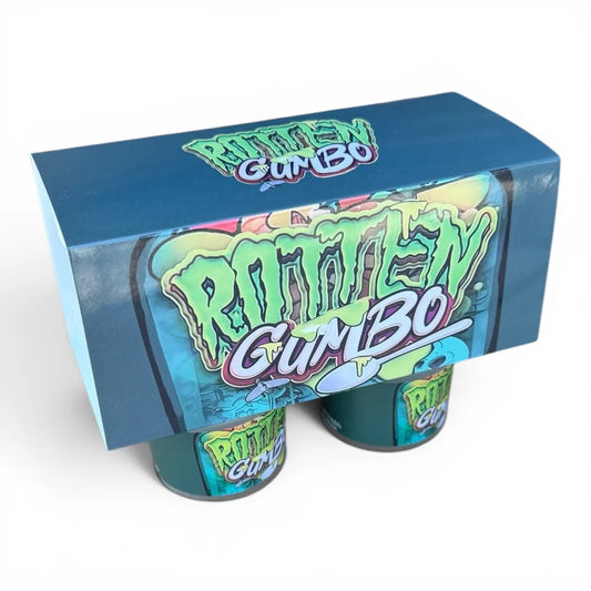 Rotten Gumbo Ice Cream Jars Plastic Container 3.5 Grams