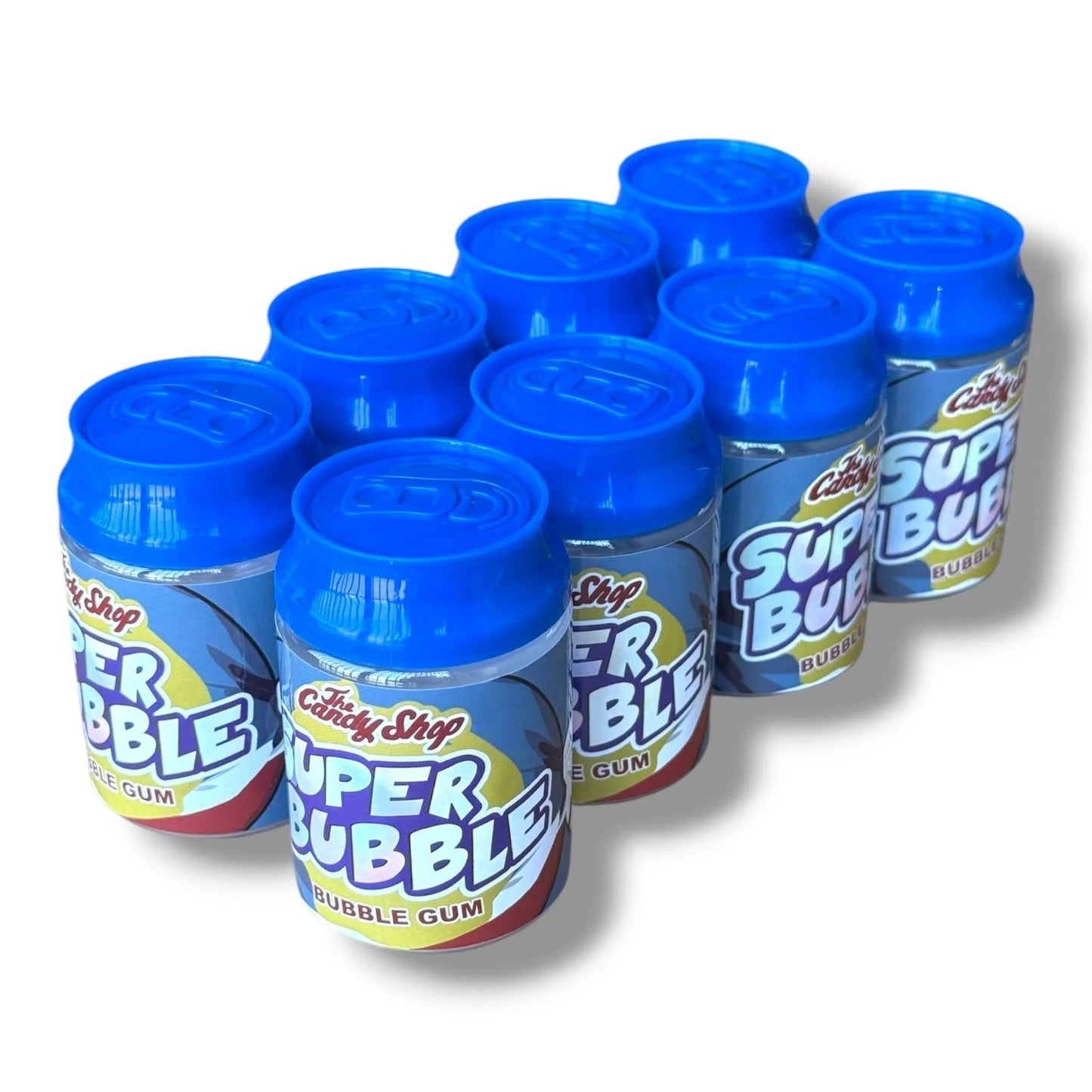 SUPER BUBBLE GUM 3.5G CANS - 8 CANS IN BOX- THE CANDY SHOP