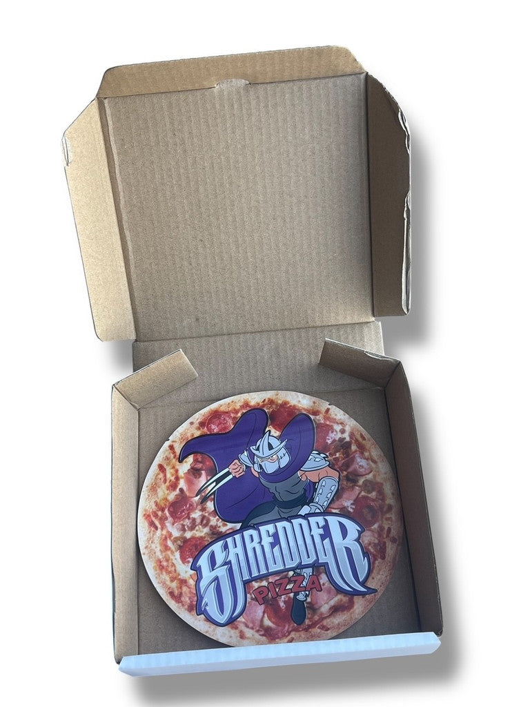 Shredder Pizza Box Mylar Bag with Boxes 3.5 Gram