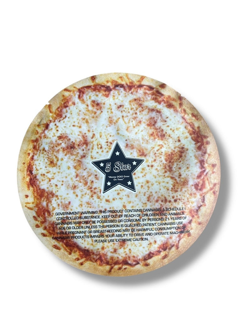 Shredder Pizza Box Mylar Bag with Boxes 3.5 Grams.
