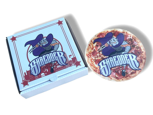 Shredder Pizza Box Mylar Bag with Boxes 3.5 Grams