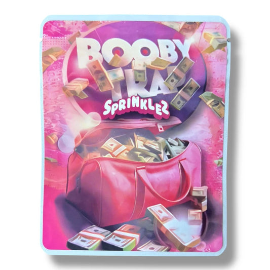 Sprinklez Booby Trap 3.5G Mylar Bags -With stickers and label