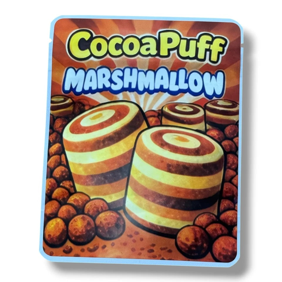 Sprinkles Cocoa Puff Marshmallow (Soft Sticker) With Stickers and Labels Mylar Bag 3.5 G