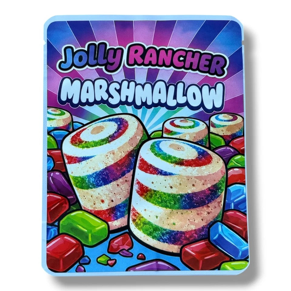 Sprinkles Jolly Rancher Marshmallow (Soft Sticker) With Stickers and Labels Mylar Bag 3.5 G