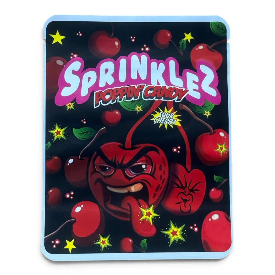 Sprinkles Popping Candy (Soft Sticker) With Stickers and Labels Mylar Bag 3.5 Grams