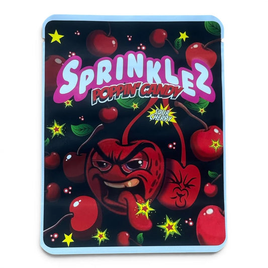 Sprinkles Popping Candy (Soft Sticker) With Stickers and Labels Mylar Bag 3.5 Grams