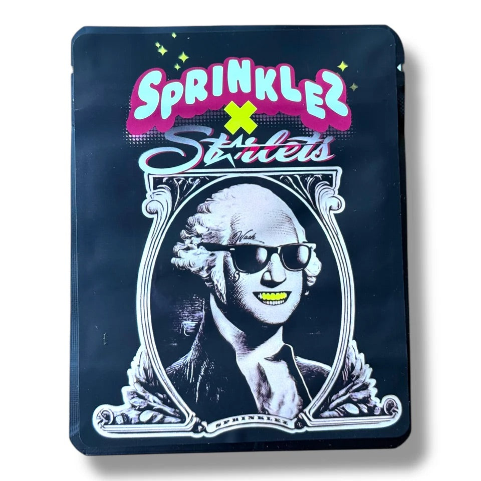 Sprinklez  Starlets Mylar  Bags 3.5G -With stickers and label