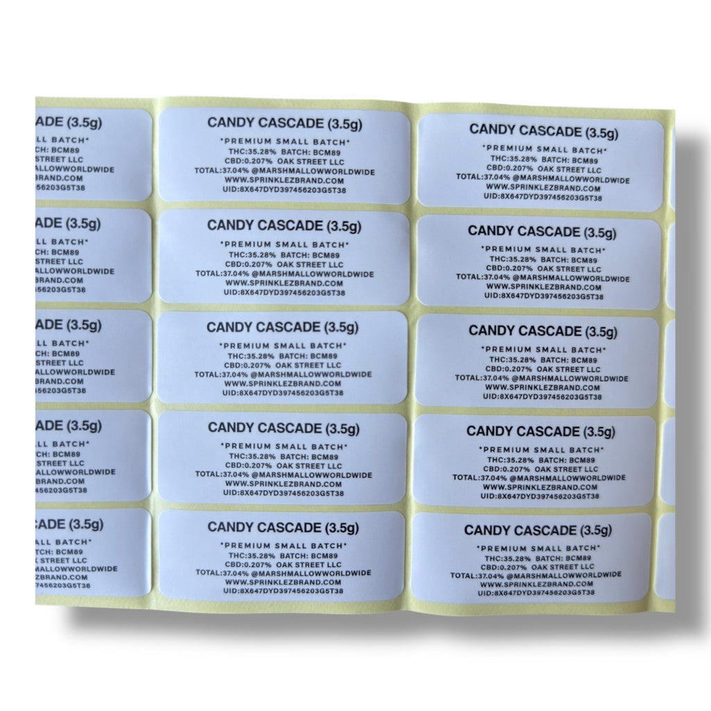 Sprinklez Candy Cascade 3.5G Mylar Bags