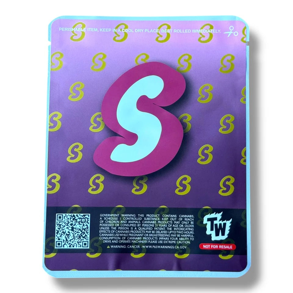 Sprinklez  Fresh Berries Milli Cake Mylar  Bags 3.5G -With stickers and label