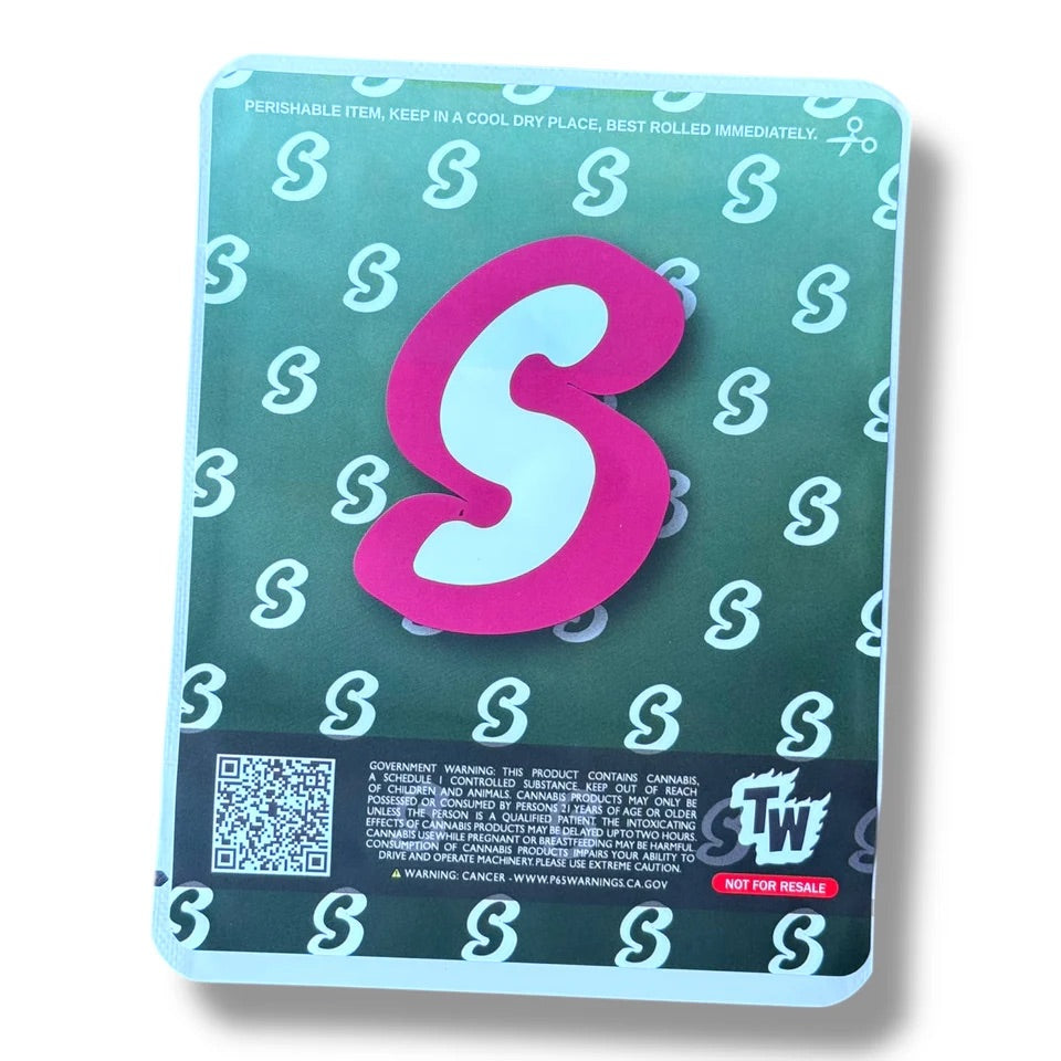 Sprinklez Frosted Frappuccino Milkshake Mylar  Bags 3.5G -With stickers and label