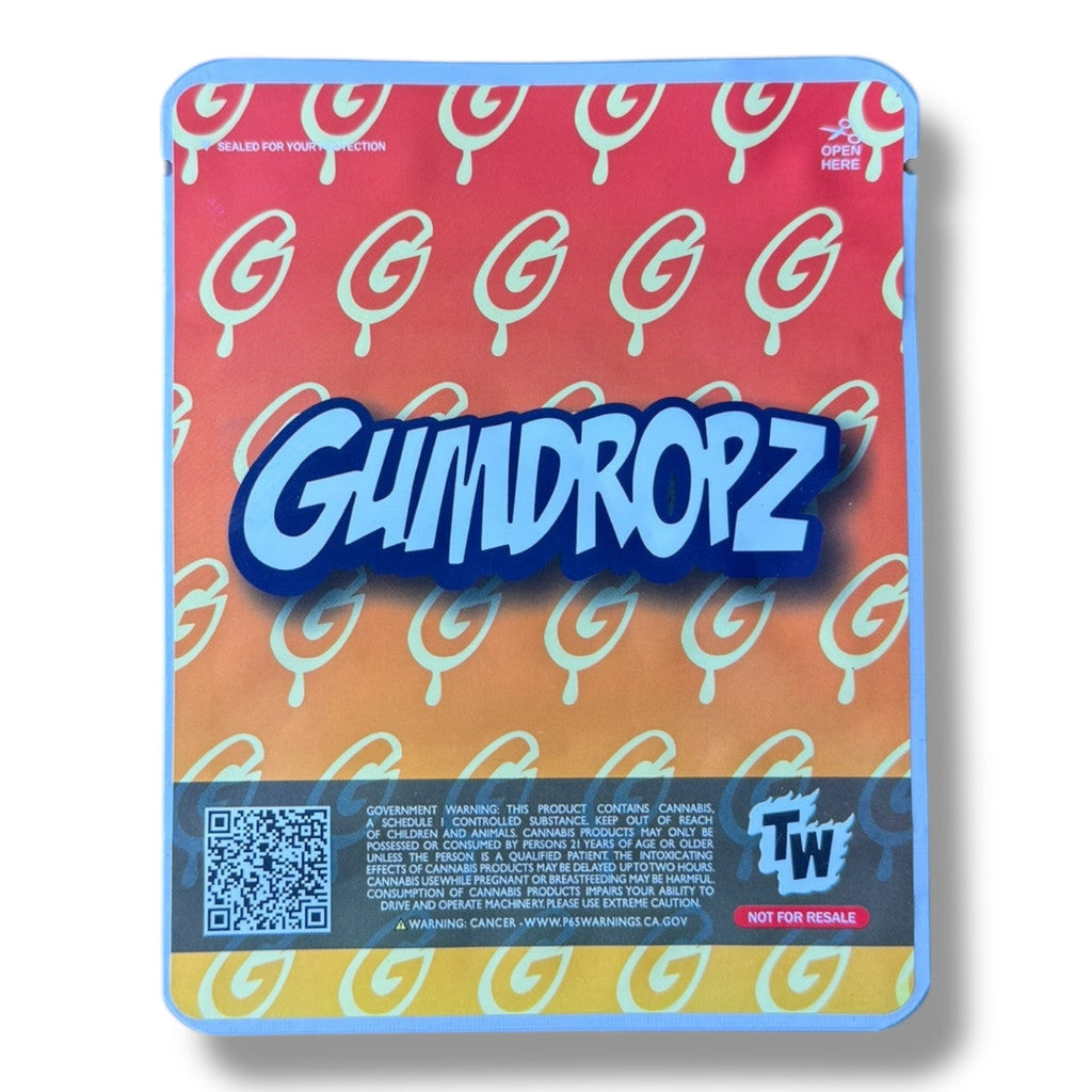 Sprinklez Poppin Pineapple 3.5G Mylar Bags With stickers and label