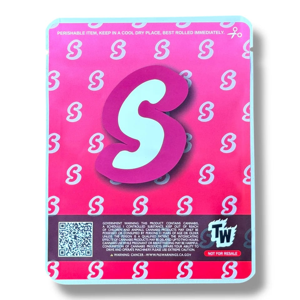 Sprinklez  Shirely Temple Poundcake   Bags 3.5G -With stickers and label 